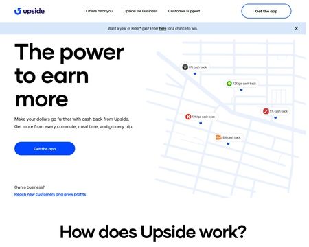 website thubmnail of Upside