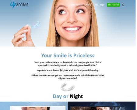 website thubmnail of UpSmiles