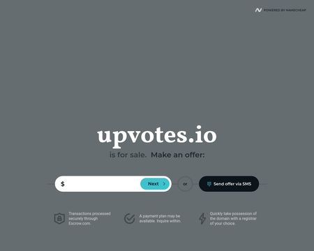 website thubmnail of Upvotes.io