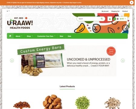 website thubmnail of U Raaw