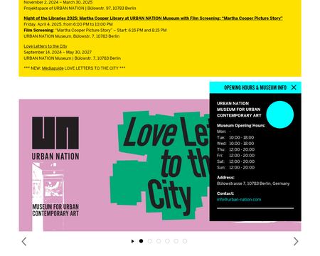 website thubmnail of URBAN NATION