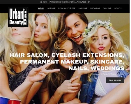 website thubmnail of Urban Beauty Bar