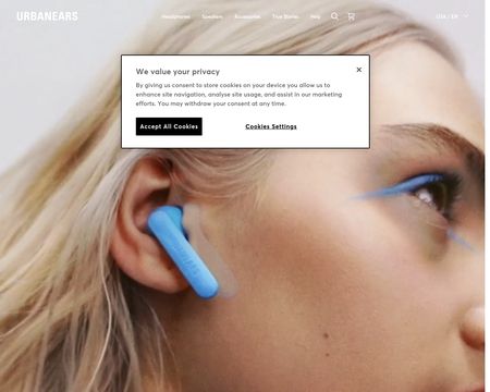 website thubmnail of Urbanears