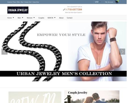 website thubmnail of UrbanJewelry.net