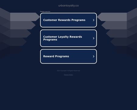 website thubmnail of UrbanLoyalty.co