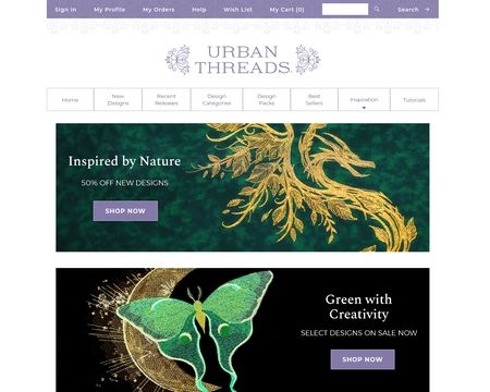 website thubmnail of UrbanThreads