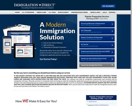 website thubmnail of US-Immigration