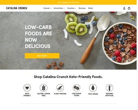 website thubmnail of Catalina Crunch