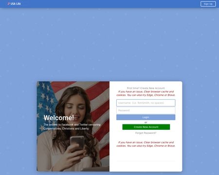website thubmnail of USA.Life
