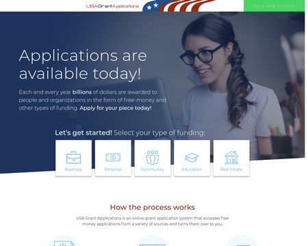 website thubmnail of USA Grant Applications