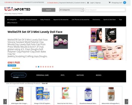 website thubmnail of USA Imported