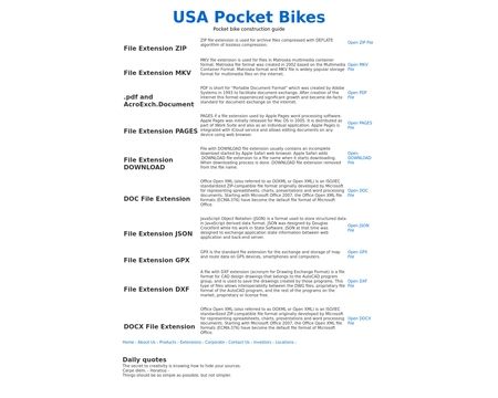 website thubmnail of USAPocketBikes