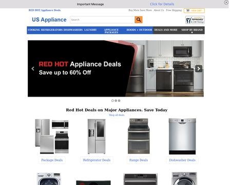 website thubmnail of US Appliance