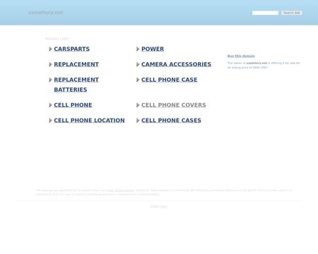 website thubmnail of Usbattery.net
