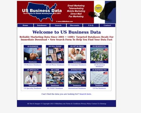 website thubmnail of US Business Data