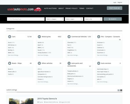 website thubmnail of Usedautomoto