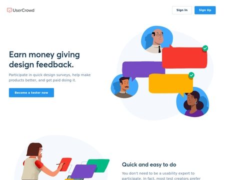 website thubmnail of Usercrowd