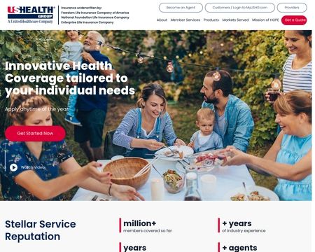 website thubmnail of US Health Group