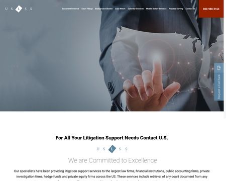 website thubmnail of U.S Litigation Support Services