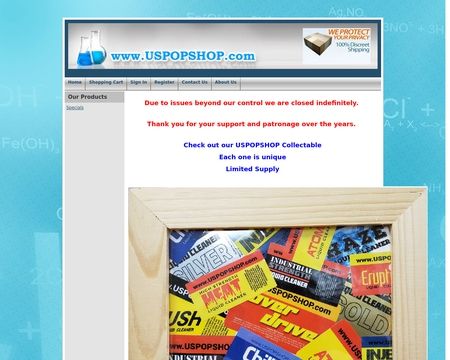 website thubmnail of USPopShop