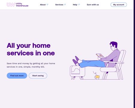 website thubmnail of UtilityWarehouse