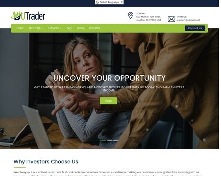 website thubmnail of Utrader.net