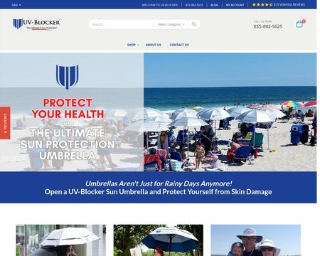 website thubmnail of UV-Blocker