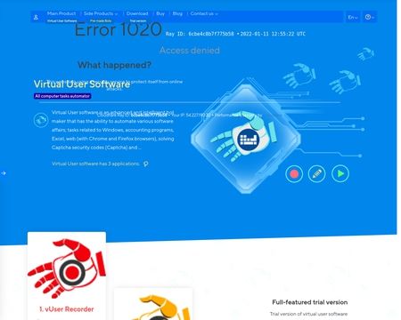 website thubmnail of V-user