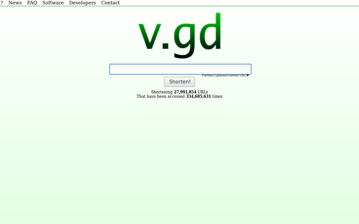 website thubmnail of V.gd