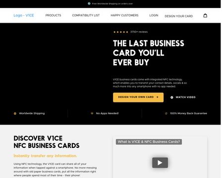 website thubmnail of V1CE