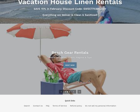 Vacation House Linen & Towel Rentals