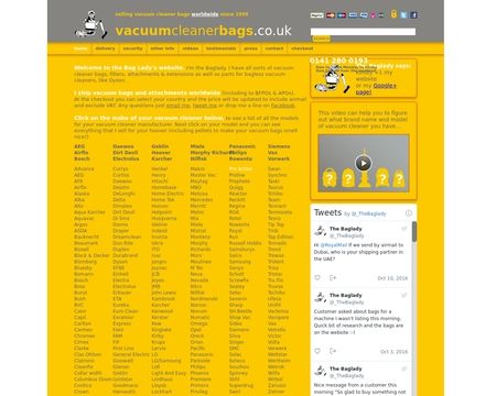 website thubmnail of Vacuum Cleaner Bags