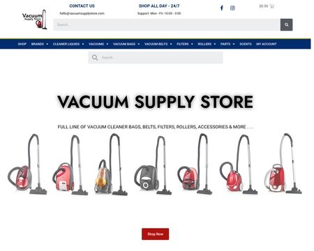 website thubmnail of Vacuumsupplystore