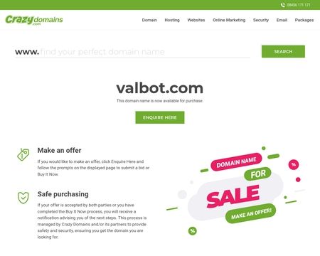 website thubmnail of Valbot