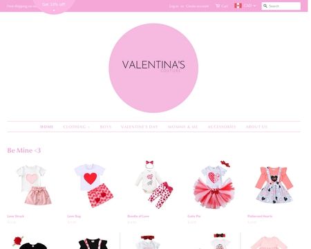 website thubmnail of Valentina's Couture