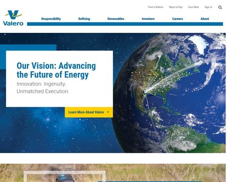 website thubmnail of Valero Energy