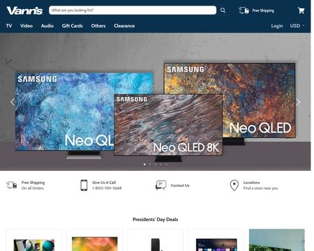 website thubmnail of Vann's