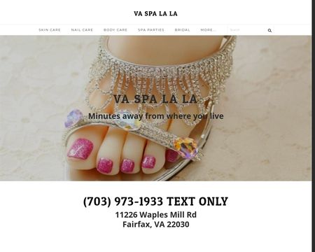 website thubmnail of VA Spa & Salon
