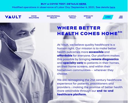 website thubmnail of Vault