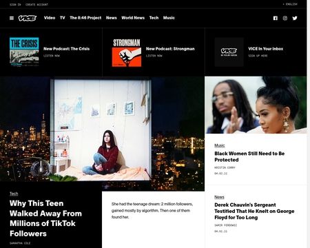 website thubmnail of VICE