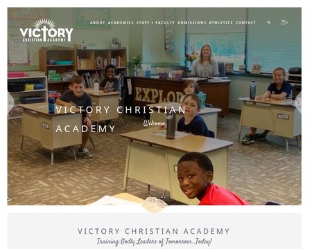 website thubmnail of Victory Christian Academy