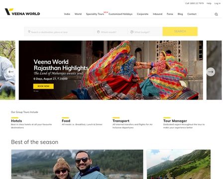 website thubmnail of Veena World