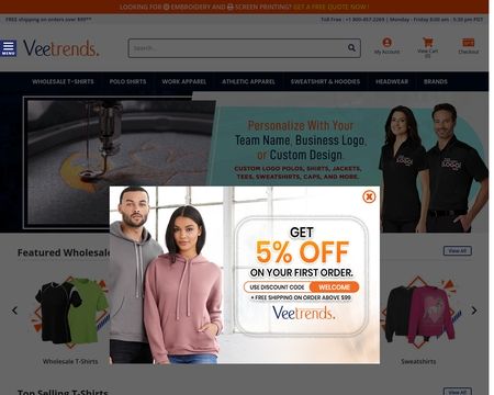 website thubmnail of Veetrends