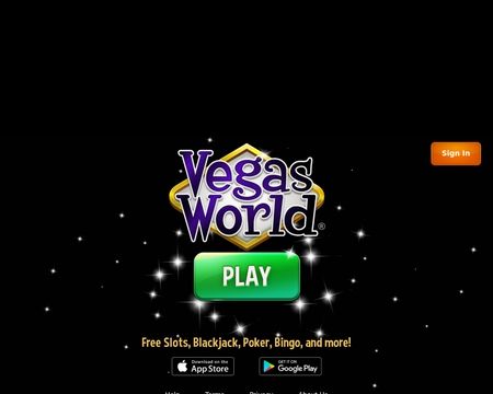 website thubmnail of VegasWorld