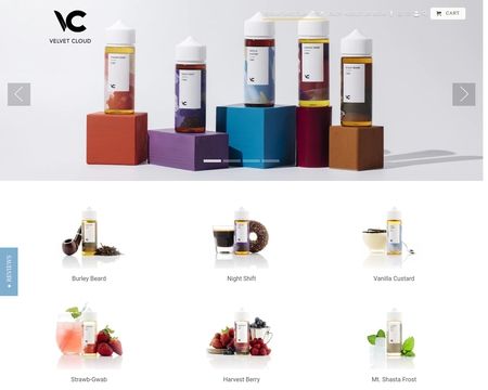 website thubmnail of Velvetcloud