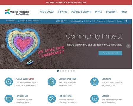 website thubmnail of Veniceregional