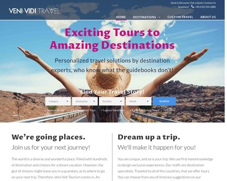 website thubmnail of Veni Vidi Travel