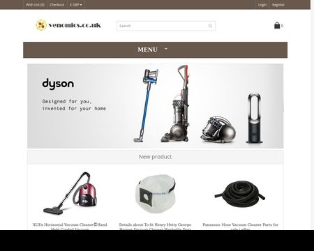 website thubmnail of Venomics.co.uk