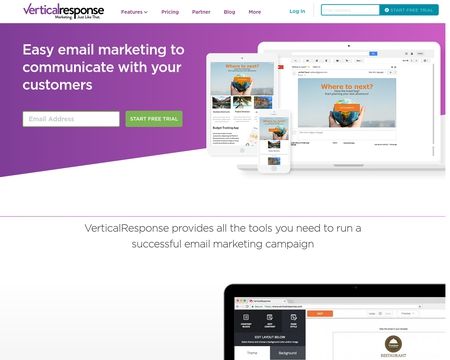 website thubmnail of VerticalResponse
