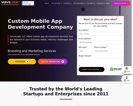 website thubmnail of Vervelogic